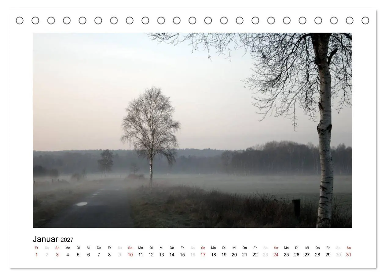 Bild: 9783569900721 | Winter im Teufelsmoor (Tischkalender 2027 DIN A5 quer), CALVENDO...