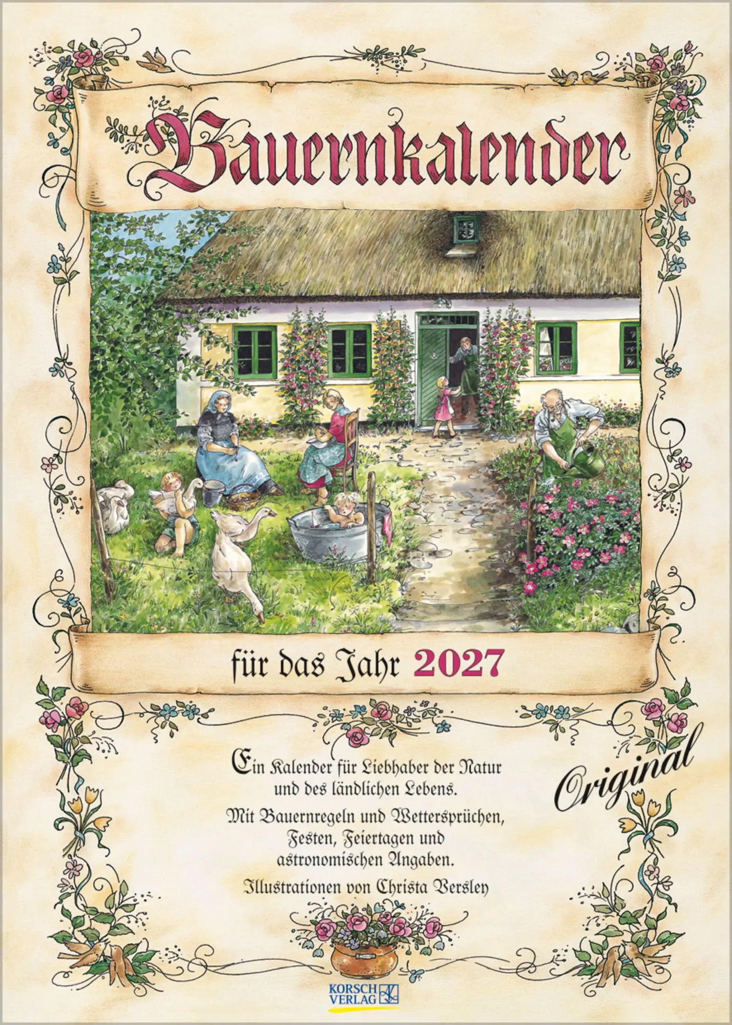 Cover: 9783819300721 | Bauernkalender 2027 | Verlag Korsch | Kalender | 13 S. | Deutsch