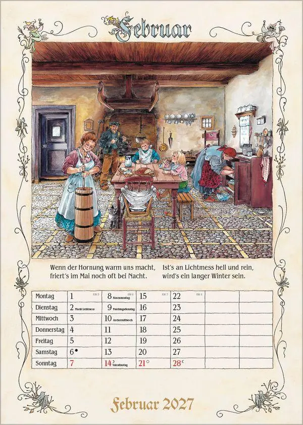 Bild: 9783819300721 | Bauernkalender 2027 | Verlag Korsch | Kalender | 13 S. | Deutsch