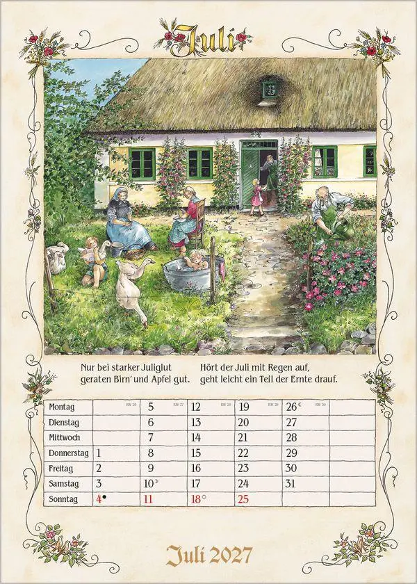 Bild: 9783819300721 | Bauernkalender 2027 | Verlag Korsch | Kalender | 13 S. | Deutsch