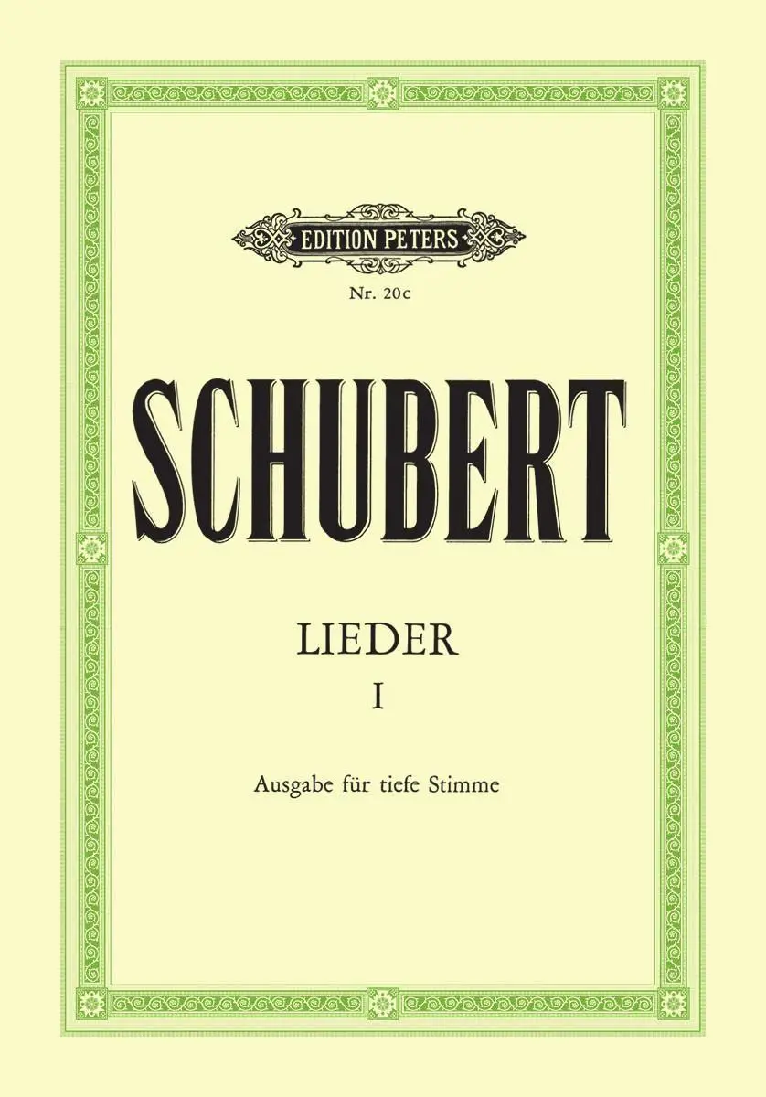 Cover: 9790014000721 | Lieder 1 | Tiefe Singstimme | Franz Schubert | Taschenbuch | 280 S. Cover: 9790014000721 | Lieder 1 | Tiefe Singstimme | Franz Schubert | Taschenbuch | 280 S.