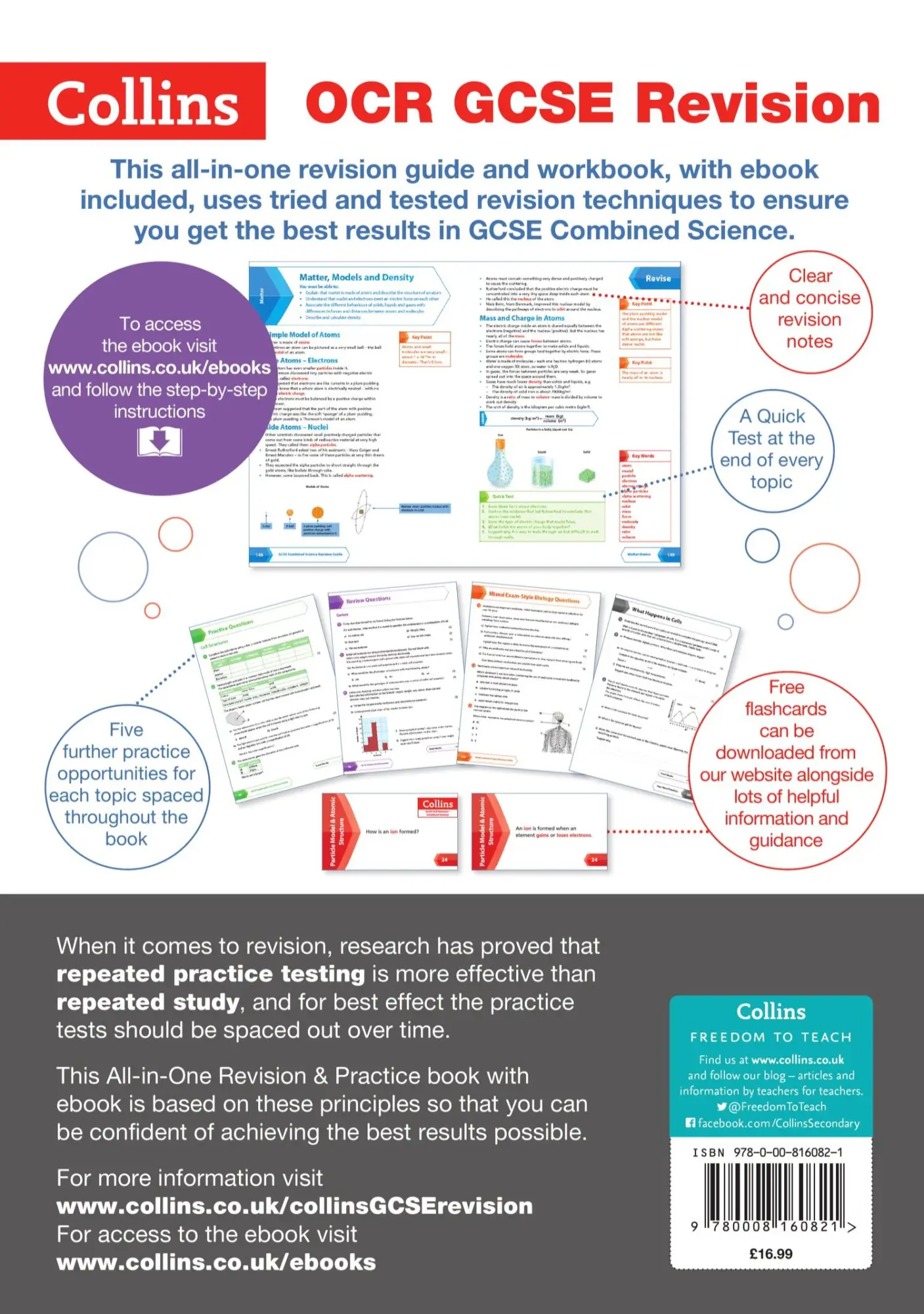 Rückseite: 9780008160821 | OCR Gateway GCSE 9-1 Combined Science Foundation All-In-One...