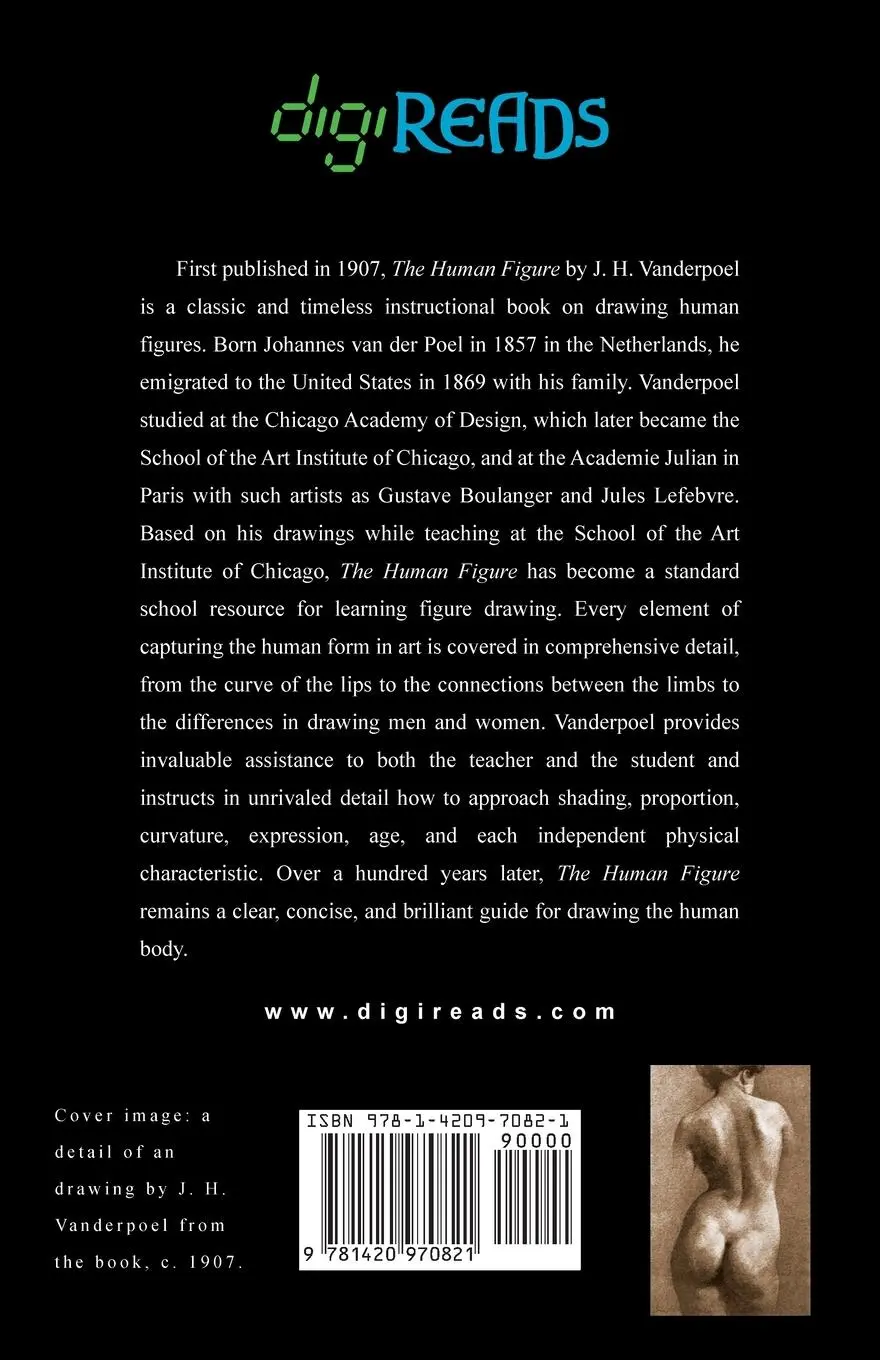 Rückseite: 9781420970821 | The Human Figure | J. H. Vanderpoel | Taschenbuch | Englisch | 2020