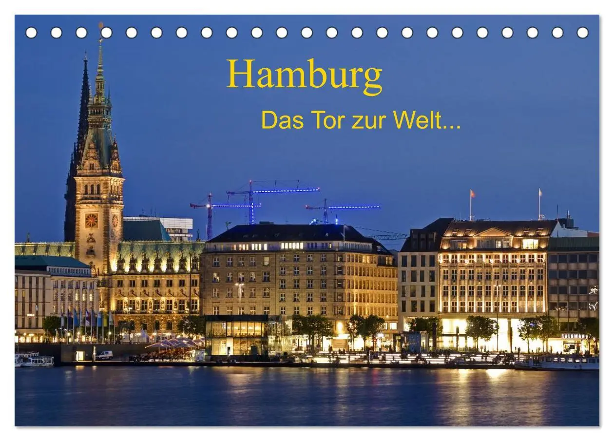 Cover: 9783435620821 | Hamburg . Das Tor zur Welt... (Tischkalender 2025 DIN A5 quer),...