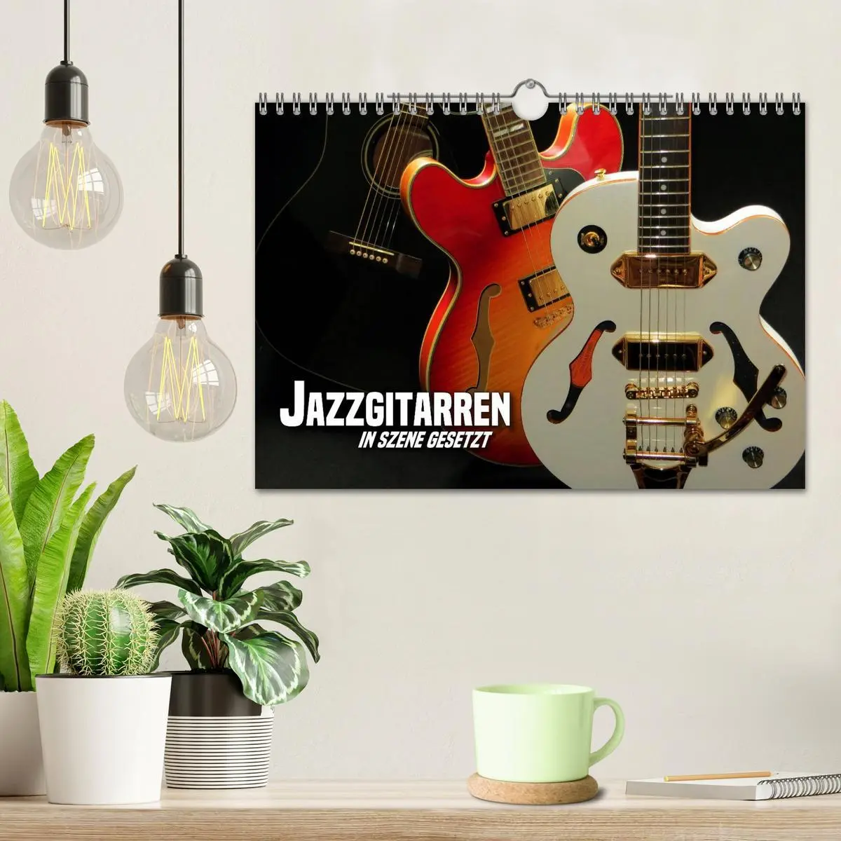Bild: 9783457950821 | JAZZGITARREN in Szene gesetzt (Wandkalender 2026 DIN A4 quer),...