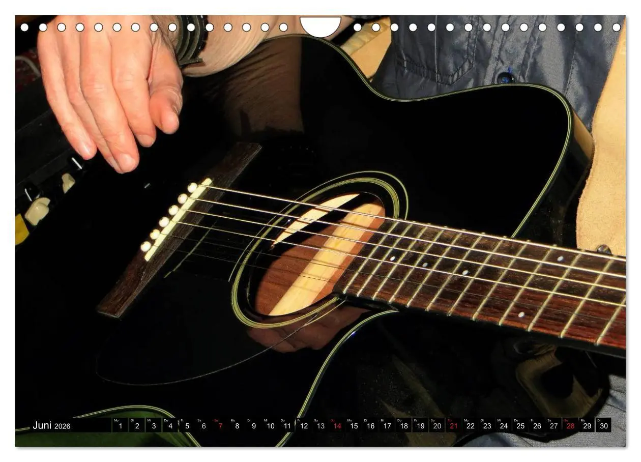Bild: 9783457950821 | JAZZGITARREN in Szene gesetzt (Wandkalender 2026 DIN A4 quer),...