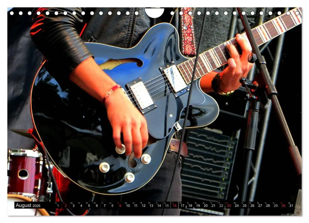 Bild: 9783457950821 | JAZZGITARREN in Szene gesetzt (Wandkalender 2026 DIN A4 quer),...