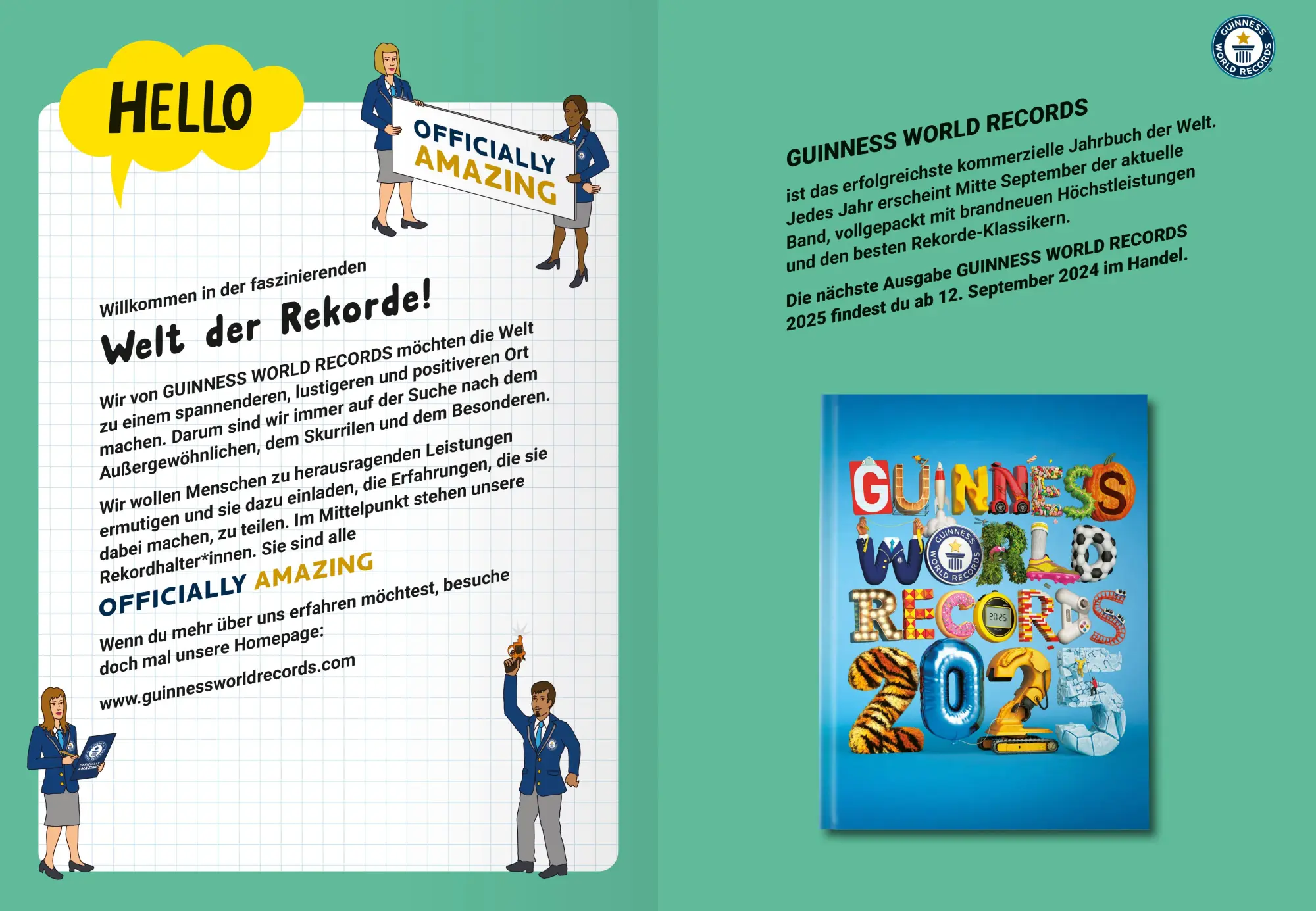 Bild: 9783473480821 | Guinness World Records - Schulplaner 2024/2025 | Sofia Lorenz | Buch