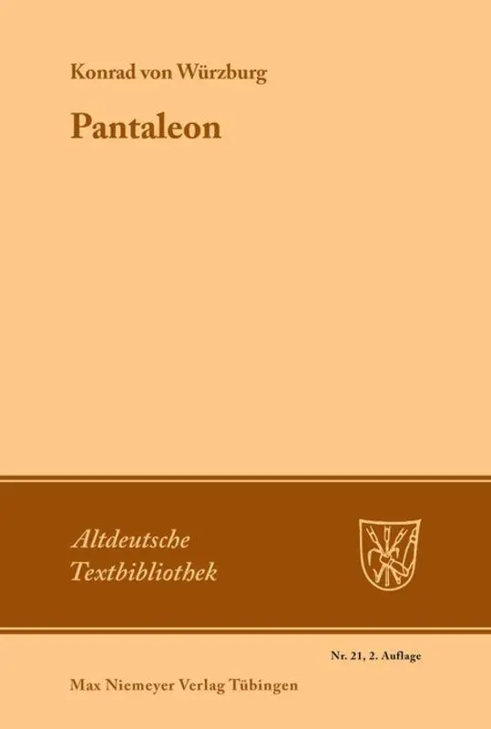 Cover: 9783484200821 | Pantaleon | Winfried Woesler | Taschenbuch | ISSN | Deutsch | 2016
