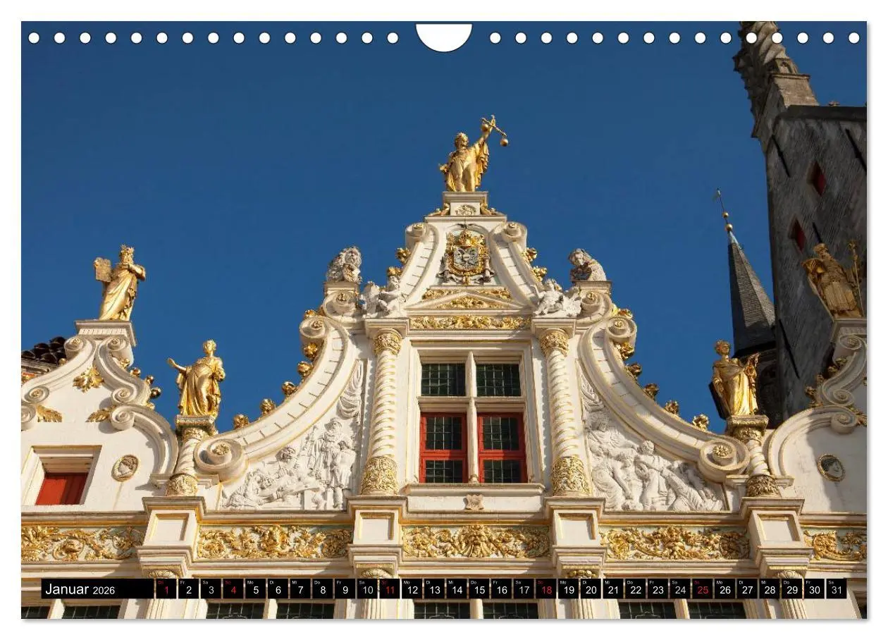 Bild: 9783516110821 | Brügge - Belgien (Wandkalender 2026 DIN A4 quer), CALVENDO...