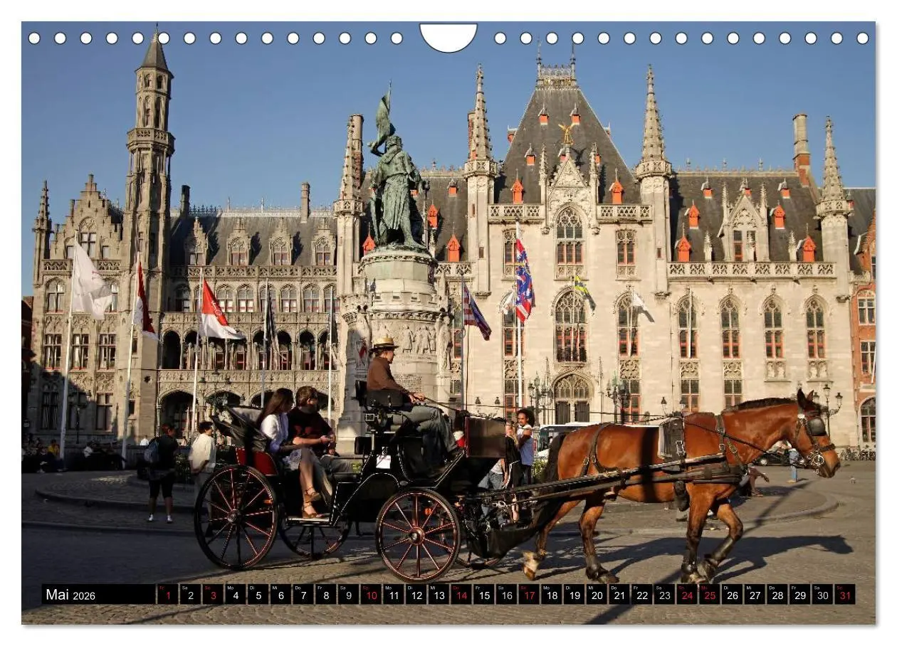 Bild: 9783516110821 | Brügge - Belgien (Wandkalender 2026 DIN A4 quer), CALVENDO...
