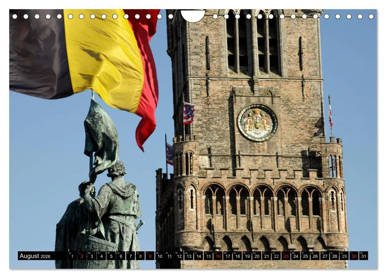 Bild: 9783516110821 | Brügge - Belgien (Wandkalender 2026 DIN A4 quer), CALVENDO...