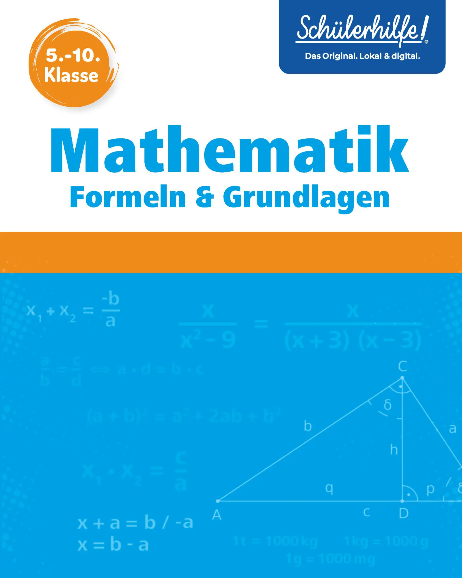 Cover: 9783625180821 | Mathematik Formeln &amp; Grundlagen 5.-10. Klasse | Schülerhilfe | Lambers