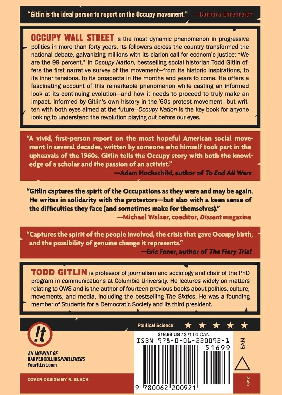 Rückseite: 9780062200921 | Occupy Nation | Todd Gitlin | Taschenbuch | Kartoniert / Broschiert