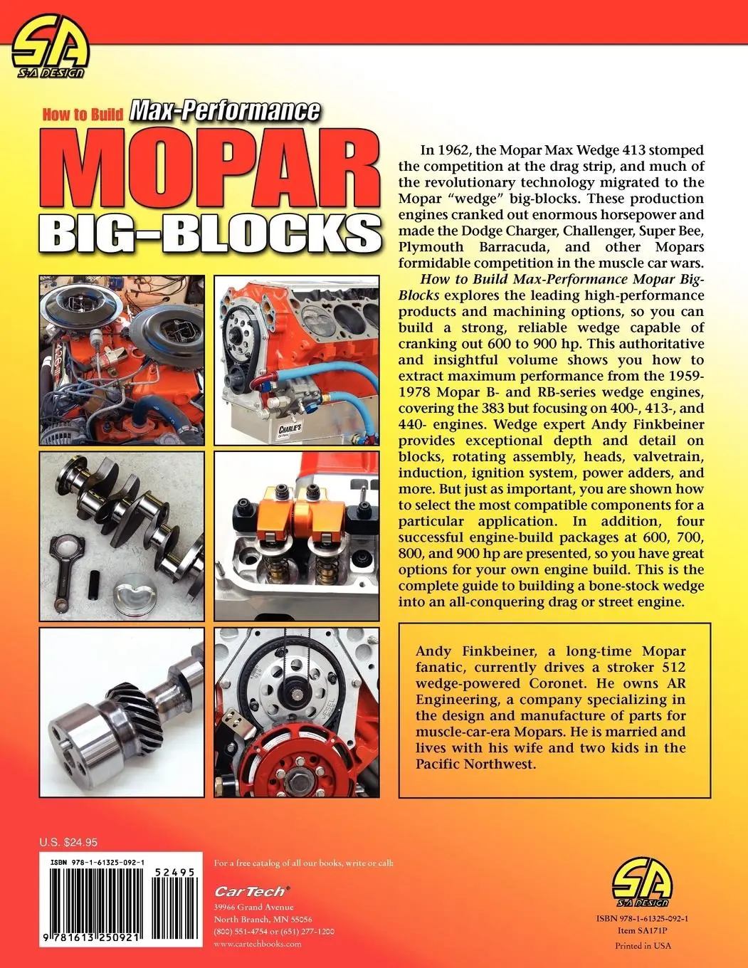 Rückseite: 9781613250921 | How to Build Max-Performance Mopar Big-Blocks | Andy Finkbeiner | Buch