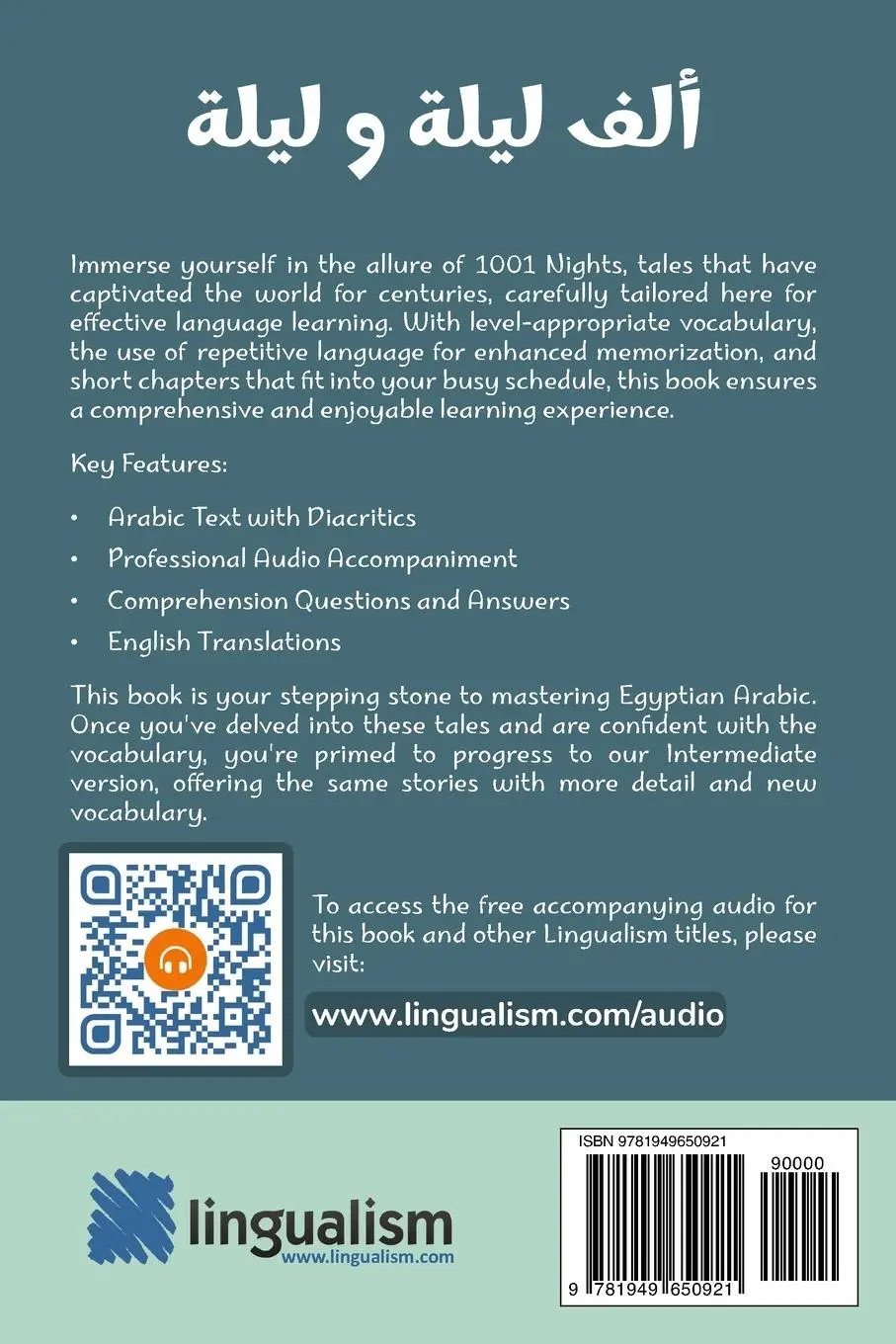 Rückseite: 9781949650921 | One Thousand and One Nights for Elementary Egyptian Arabic Language...