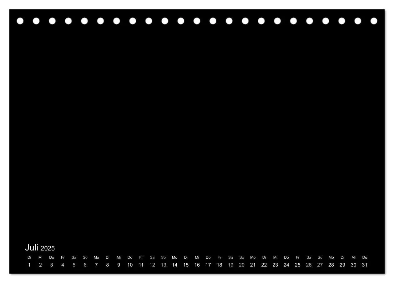 Bild: 9783435230921 | Bastelkalender: DIY Kreativ-Kalender -schwarz- (Tischkalender 2025...