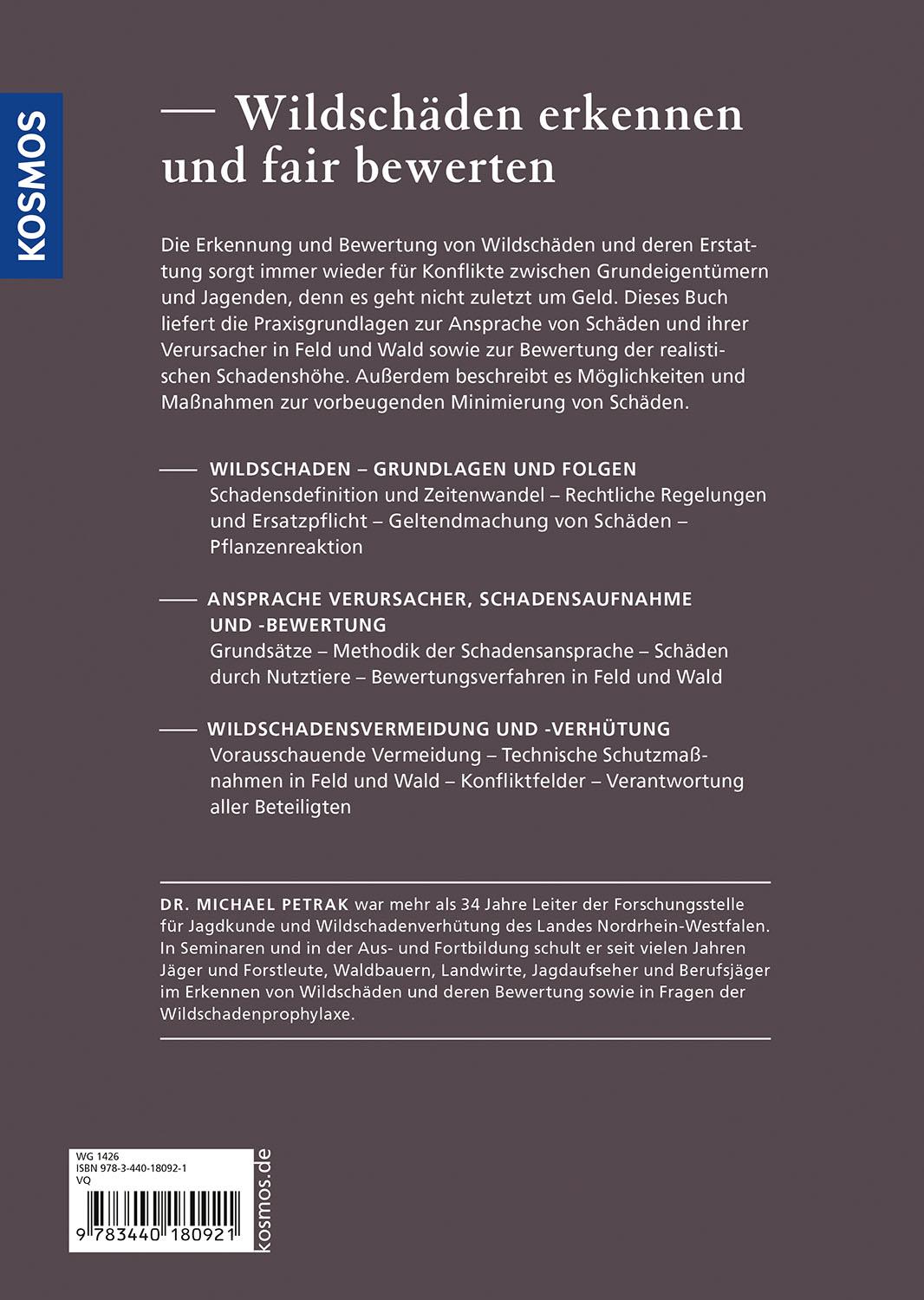 Bild: 9783440180921 | Wildschäden | Michael Petrak | Buch | 160 S. | Deutsch | 2025