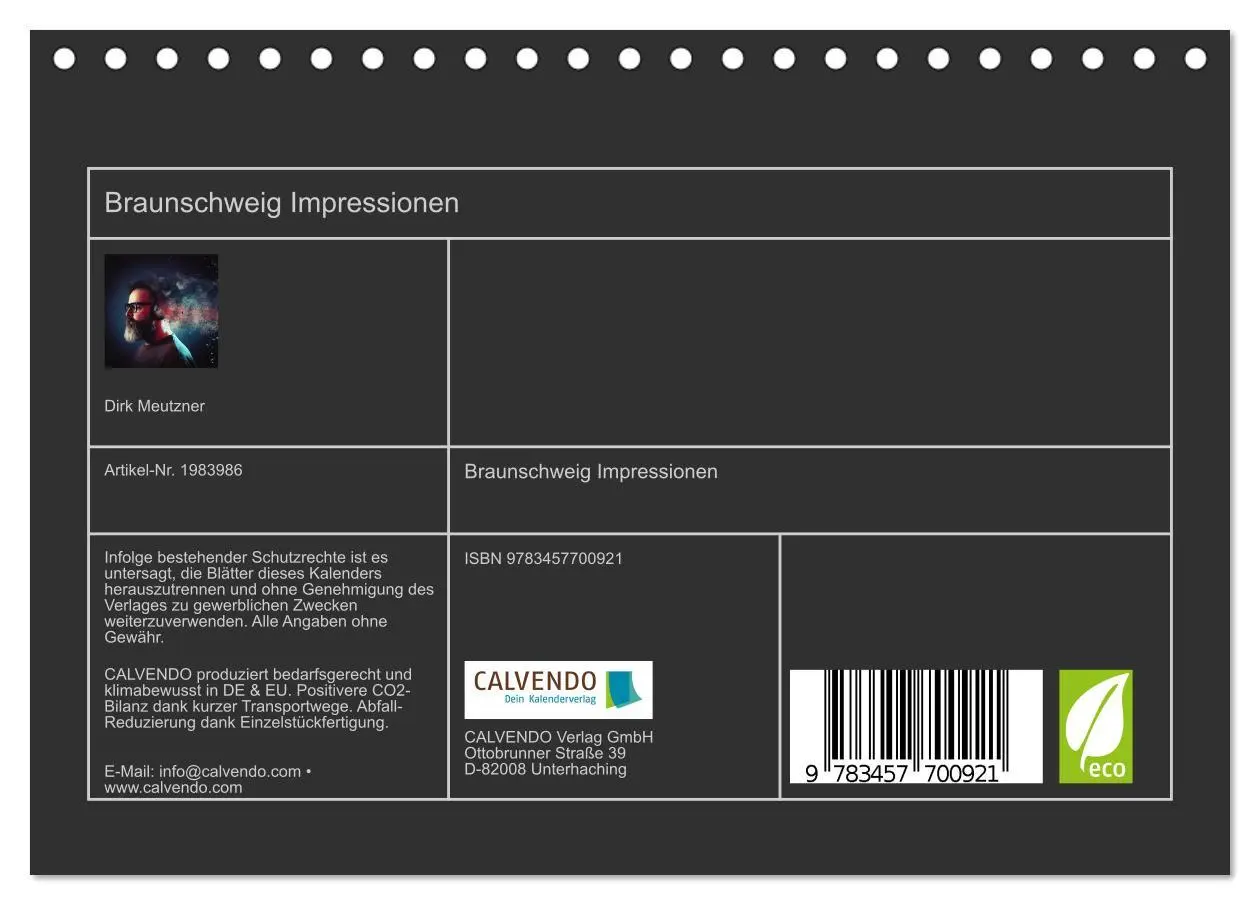 Bild: 9783457700921 | Braunschweig Impressionen (Tischkalender 2026 DIN A5 quer),...