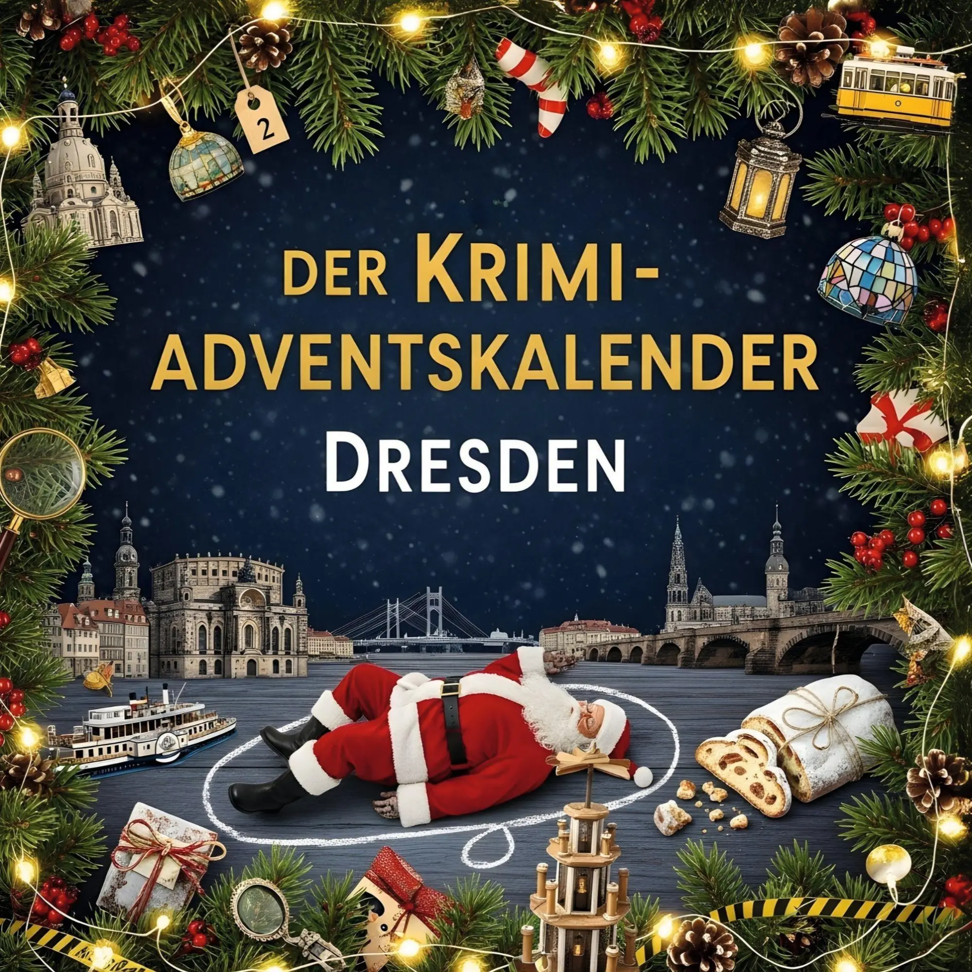 Cover: 9783695300921 | Der Krimi-Adventskalender Dresden | Mordsverdächtig in 24 Akten | Buch
