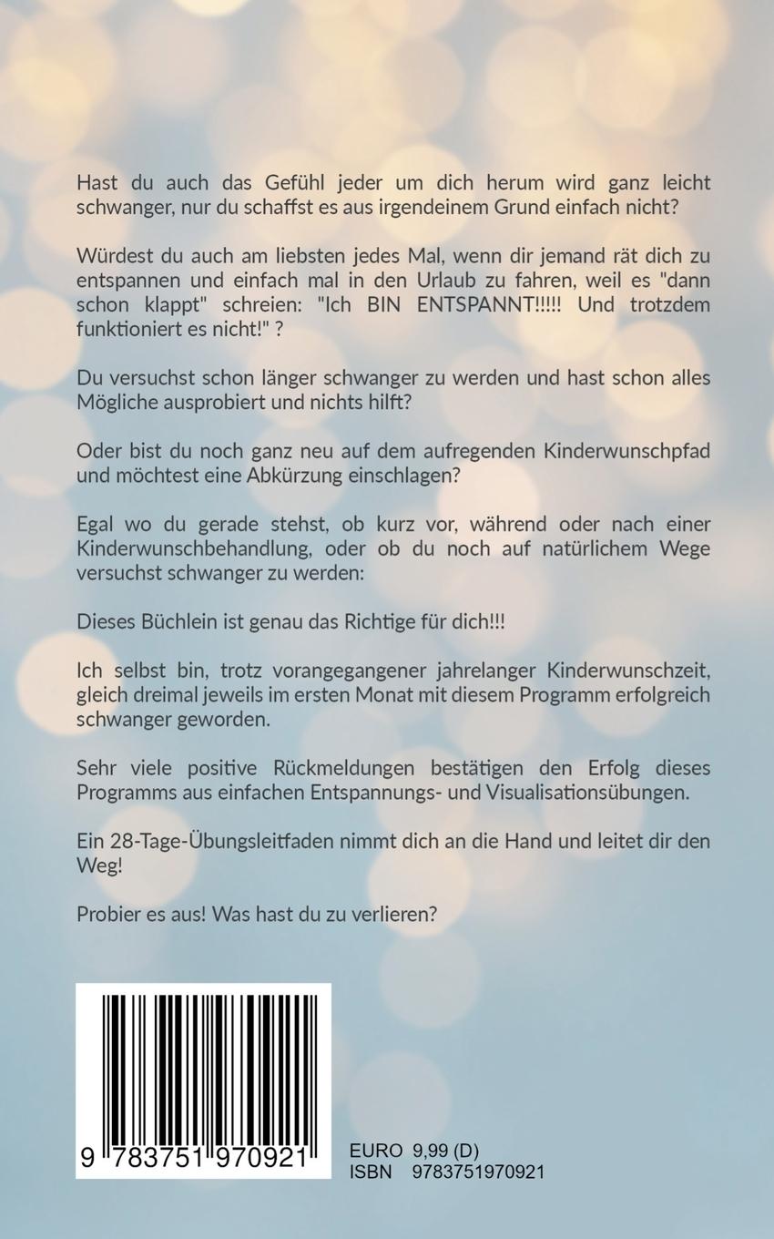 Rückseite: 9783751970921 | Leichter schwanger werden | mit 28-Tage-Übungsplan | Aurelia D. Stark