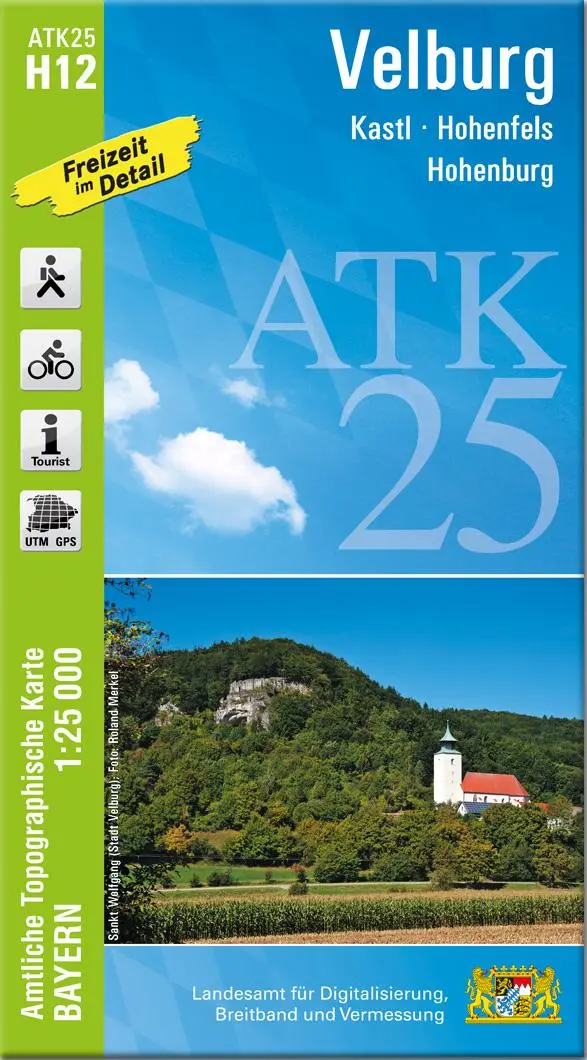 Cover: 9783987760921 | ATK25-H12 Velburg (Amtliche Topographische Karte 1:25000) | Deutsch