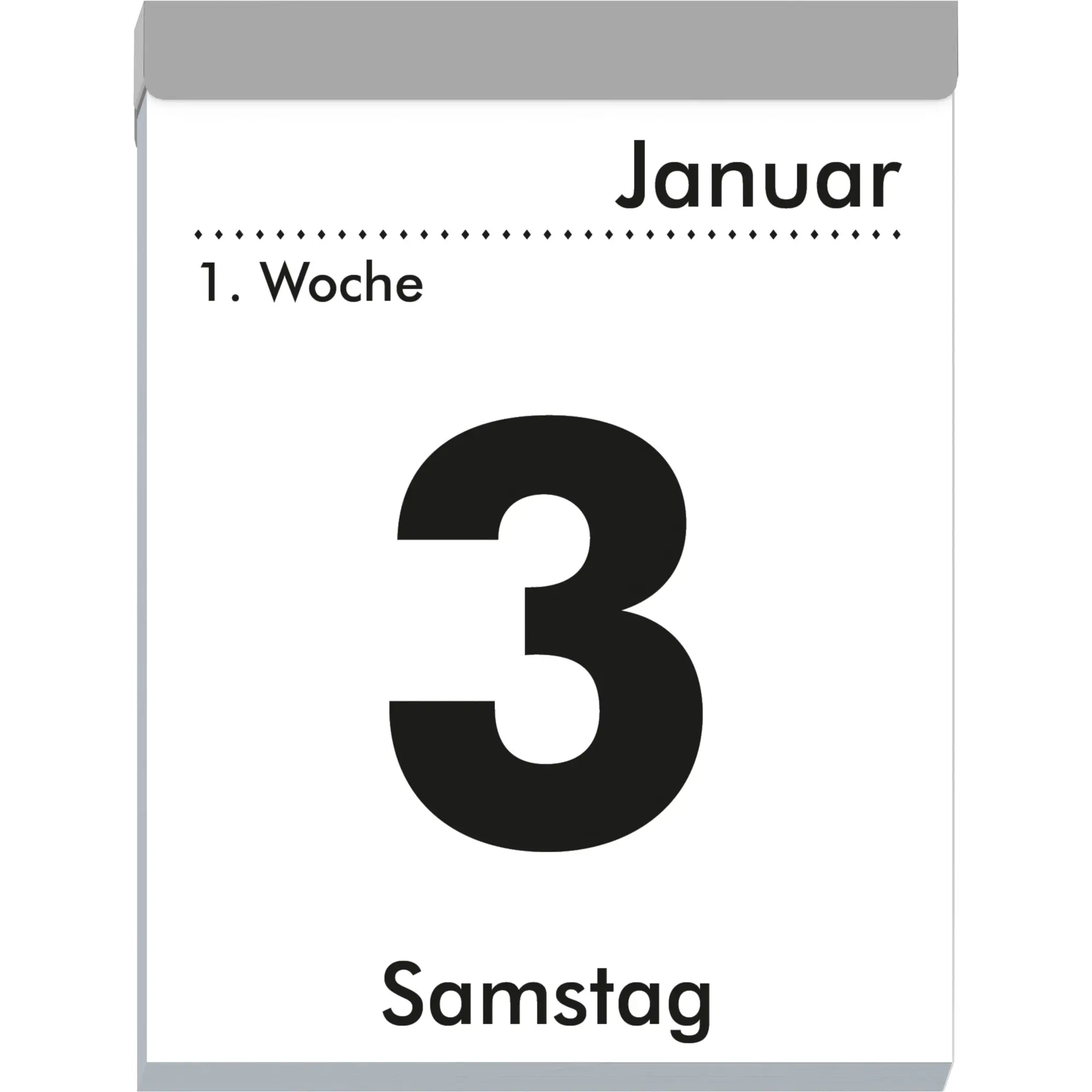 Bild: 4069095011021 | Tagesabreißkalender XL 2027 | Neumann Verlage GmbH &amp; Co KG | Kalender