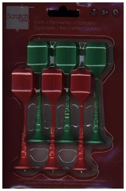 Cover: 5414561821021 | Scratch Ersatzteilset 6 Darts rot &amp; gelb (Kinderspiel) | Spiel | 2020