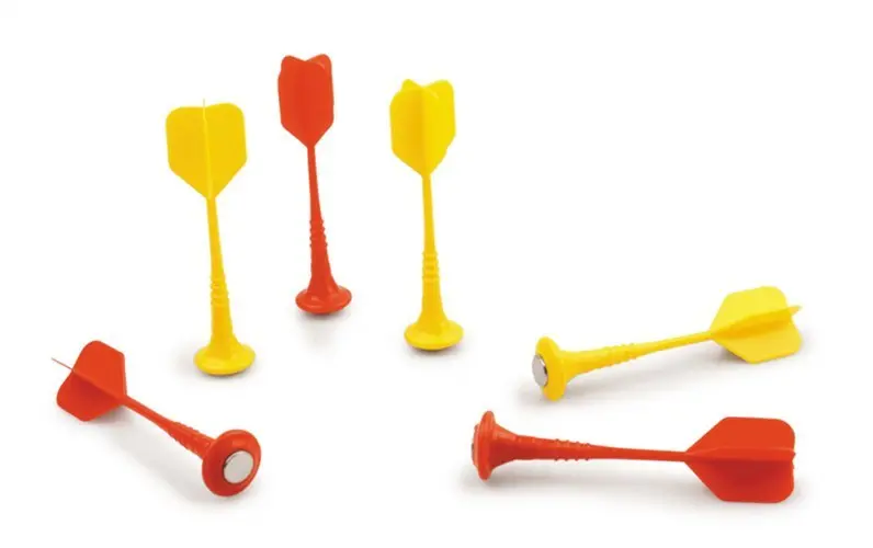 Bild: 5414561821021 | Scratch Ersatzteilset 6 Darts rot &amp; gelb (Kinderspiel) | Spiel | 2020