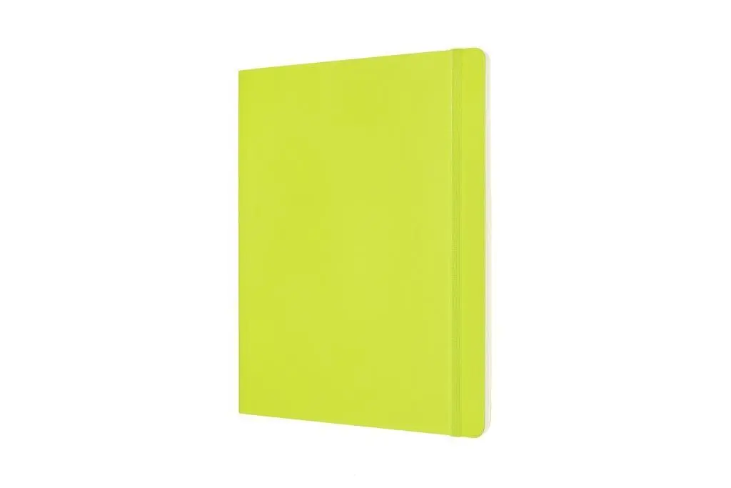 Bild: 8056420851021 | Moleskine Notizbuch XL, Blanko, Weicher Einband, Limetten Grün | 2020