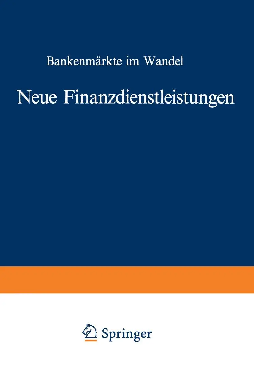 Cover: 9783409241021 | Neue Finanzdienstleistungen | Bankenmärkte im Wandel | Taschenbuch