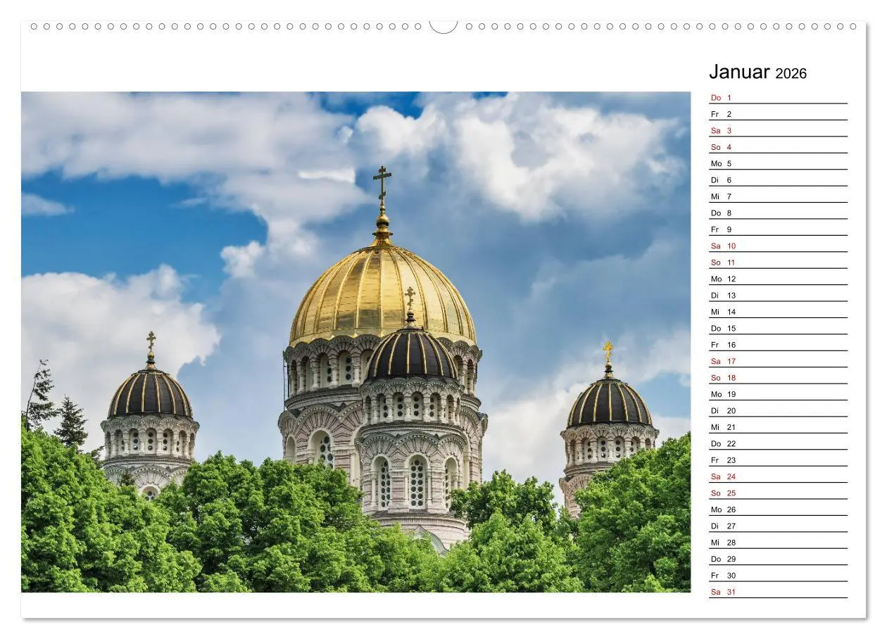 Bild: 9783457761021 | Ein Wochenende in Riga (hochwertiger Premium Wandkalender 2026 DIN...