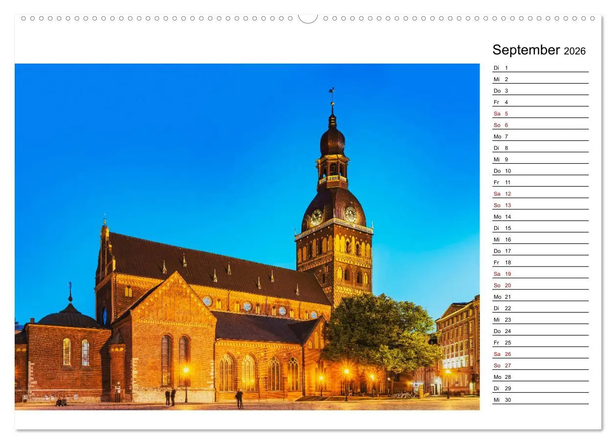 Bild: 9783457761021 | Ein Wochenende in Riga (hochwertiger Premium Wandkalender 2026 DIN...