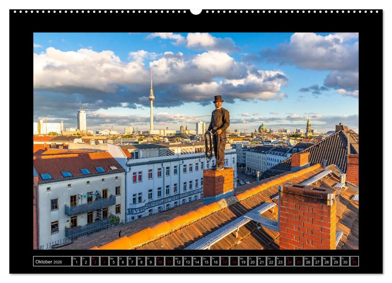 Bild: 9783457831021 | Schornsteinfeger über Berlin 2026 (Wandkalender 2026 DIN A2 quer),...