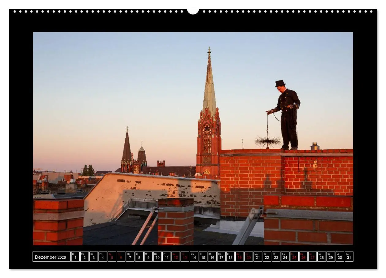 Bild: 9783457831021 | Schornsteinfeger über Berlin 2026 (Wandkalender 2026 DIN A2 quer),...