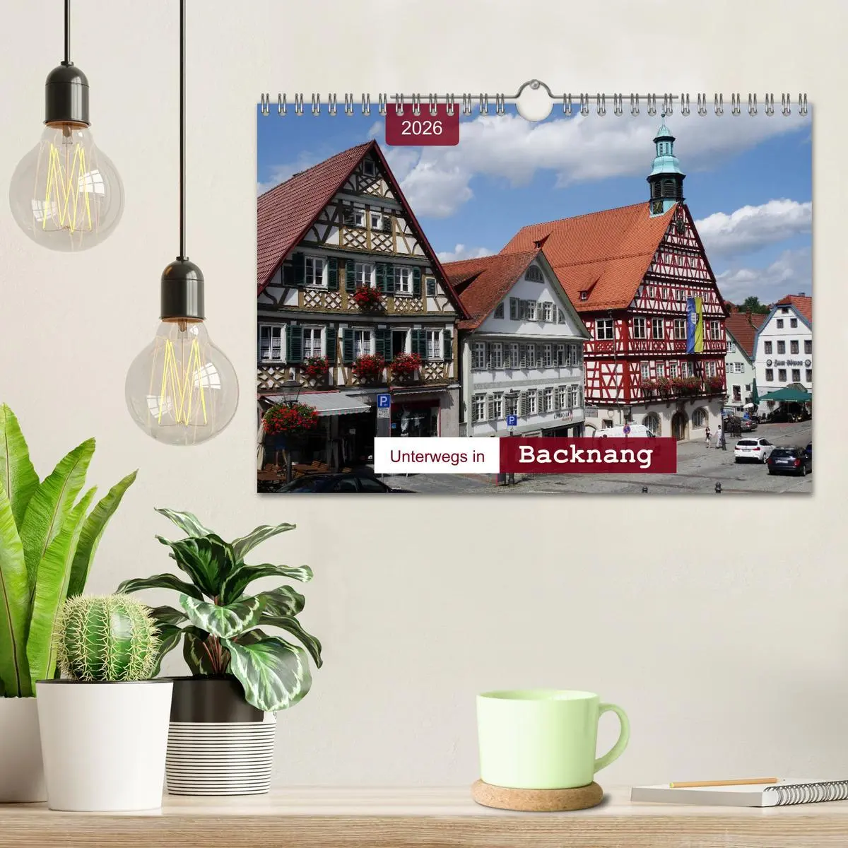 Bild: 9783457901021 | Unterwegs in Backnang (Wandkalender 2026 DIN A4 quer), CALVENDO...