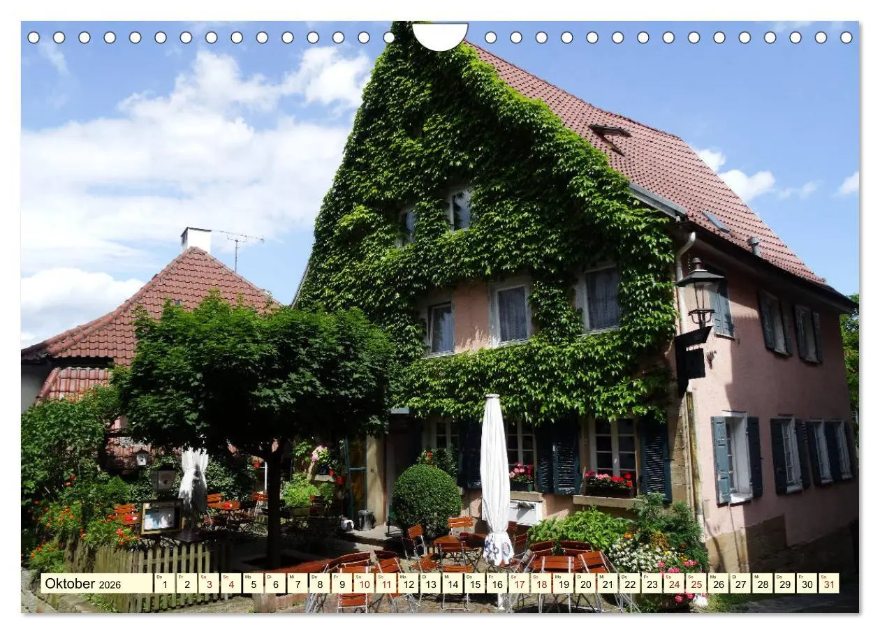 Bild: 9783457901021 | Unterwegs in Backnang (Wandkalender 2026 DIN A4 quer), CALVENDO...