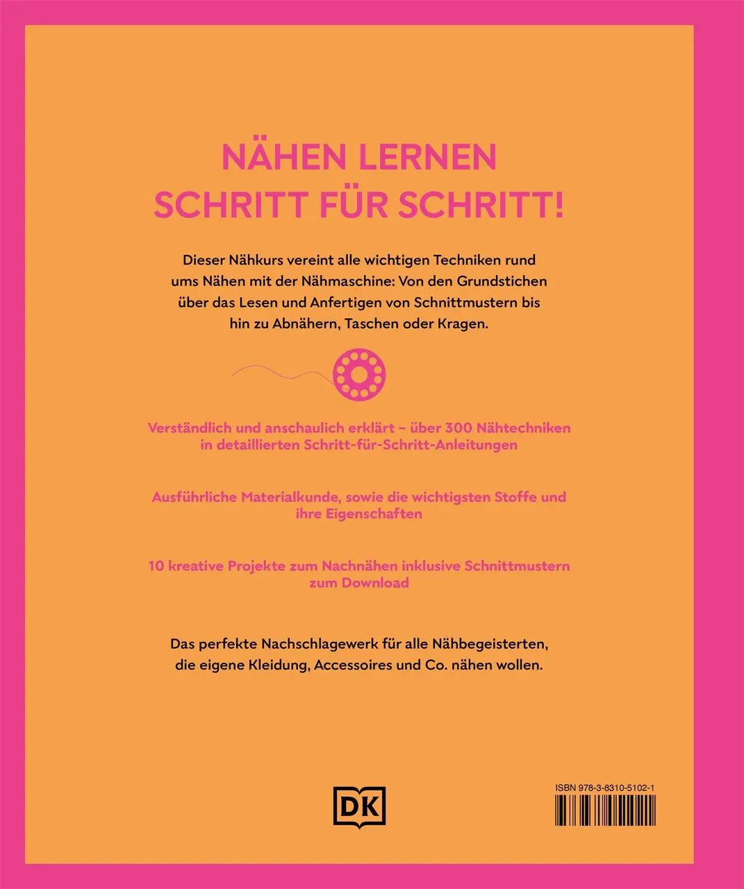 Rückseite: 9783831051021 | Die große Nähschule | Alison Smith | Buch | 352 S. | Deutsch | 2025