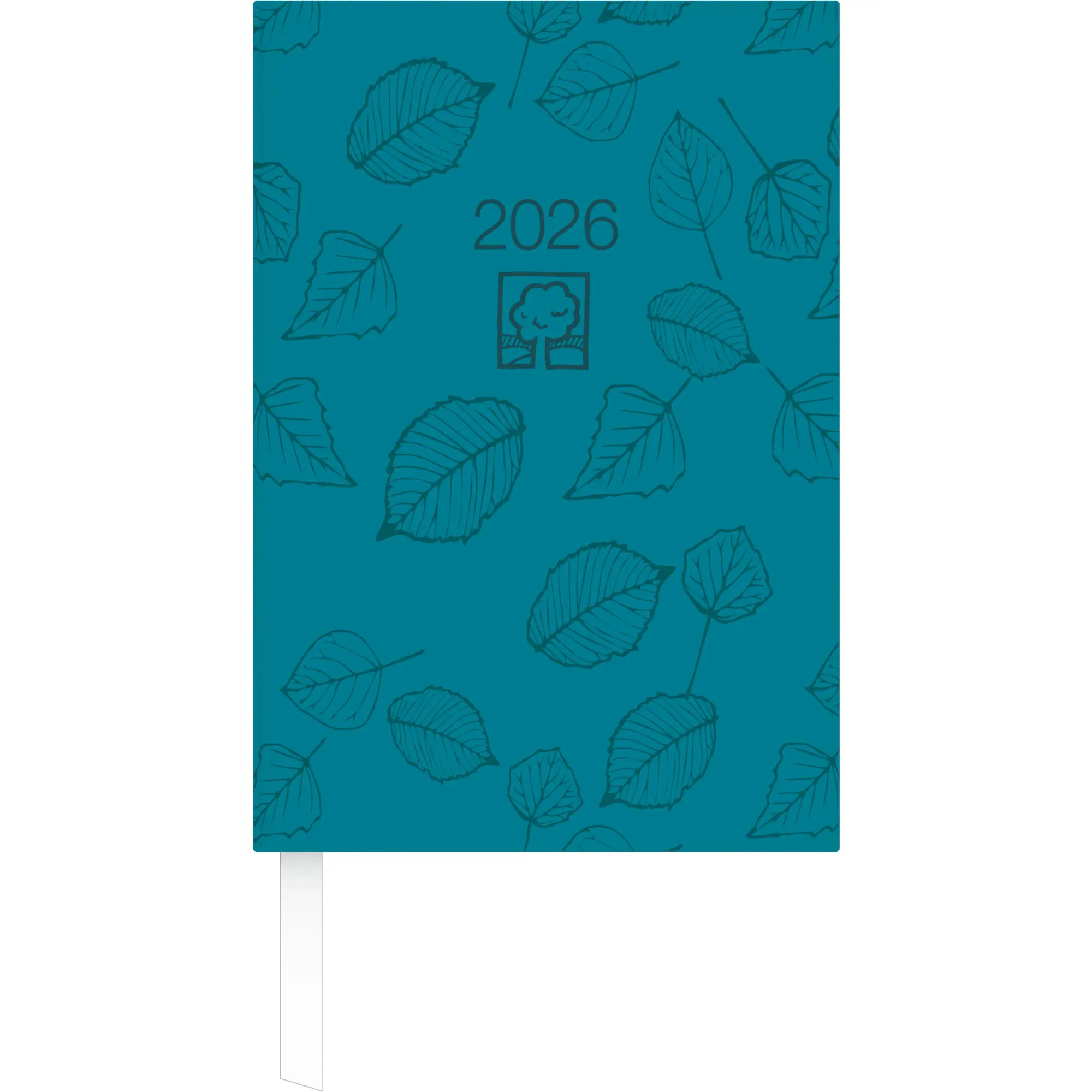 Cover: 4069095001121 | Wochenbuch türkis 2026 - Bürokalender 14,6x21 cm - 1 Woche auf 2...
