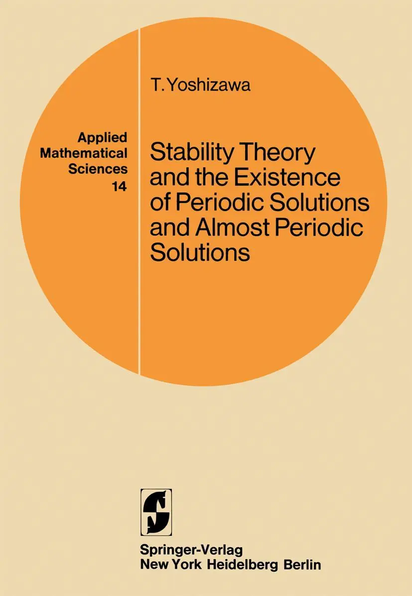 Cover: 9780387901121 | Stability Theory and the Existence of Periodic Solutions and Almost...