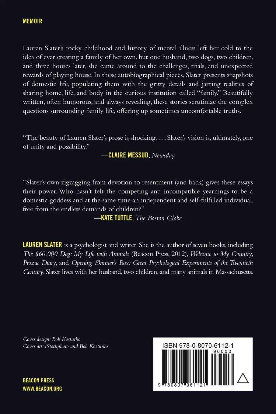 Rückseite: 9780807061121 | Playing House | Notes of a Reluctant Mother | Lauren Slater | Buch
