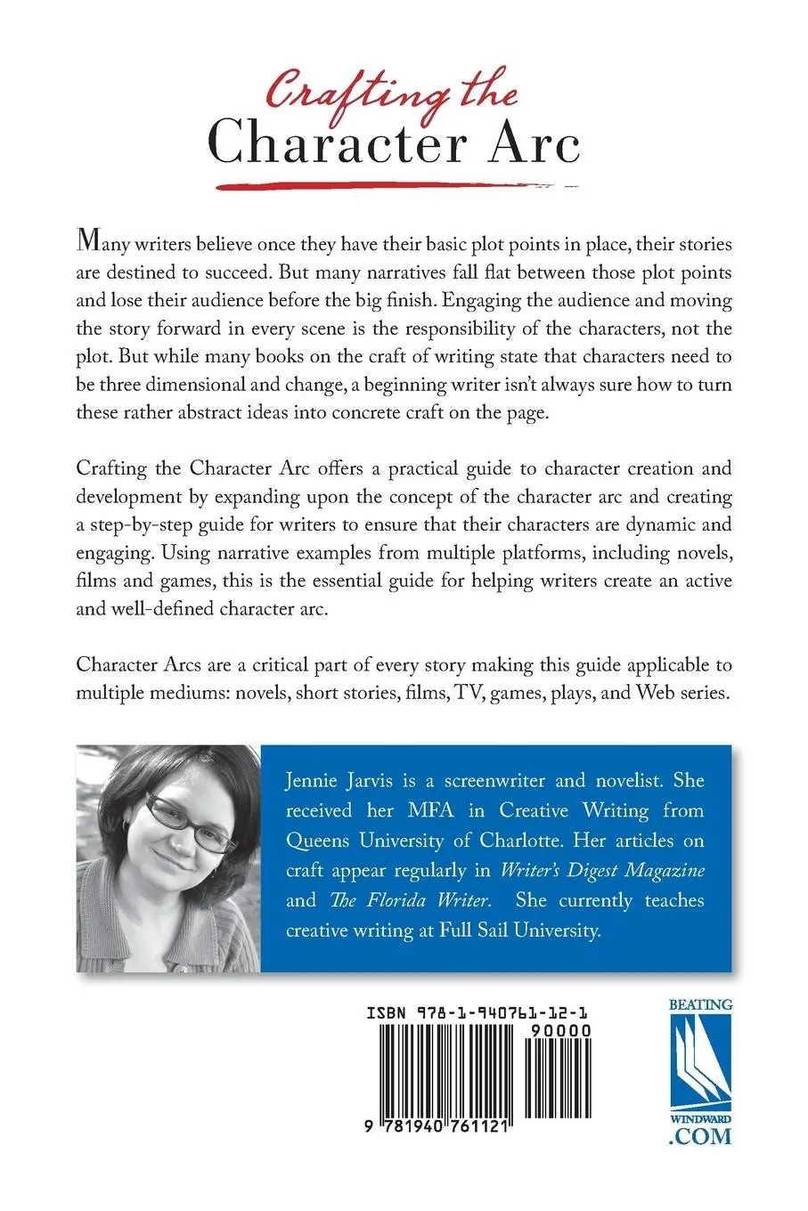 Rückseite: 9781940761121 | Crafting the Character ARC | Jennie Jarvis | Taschenbuch | Paperback