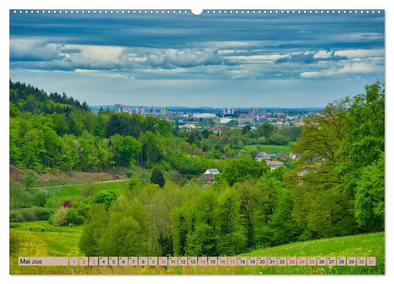 Bild: 9783457751121 | Freiburg Regio (Wandkalender 2026 DIN A2 quer), CALVENDO...