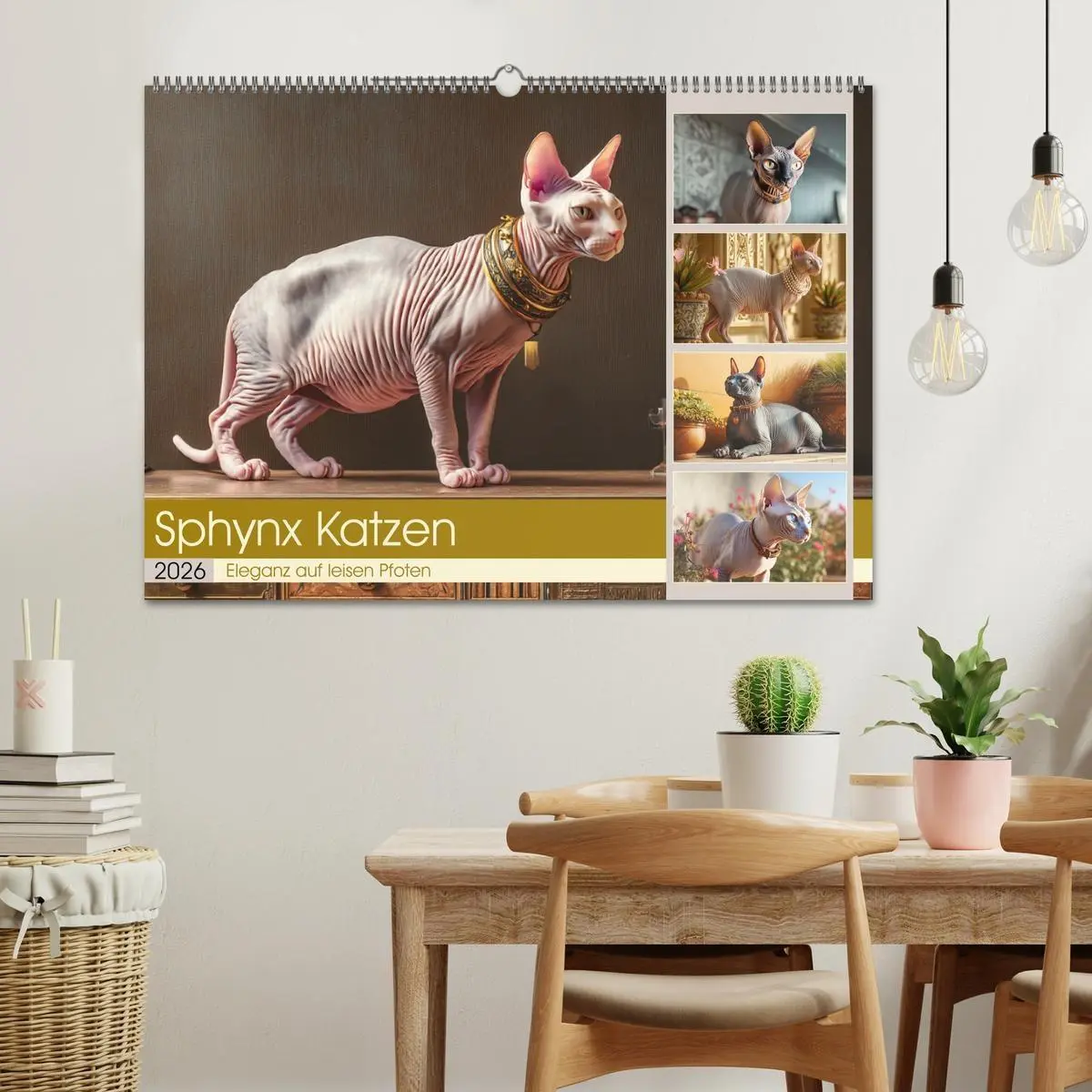 Bild: 9783457991121 | Sphinx Katzen. Eleganz auf leisen Pfoten (Wandkalender 2026 DIN A2...