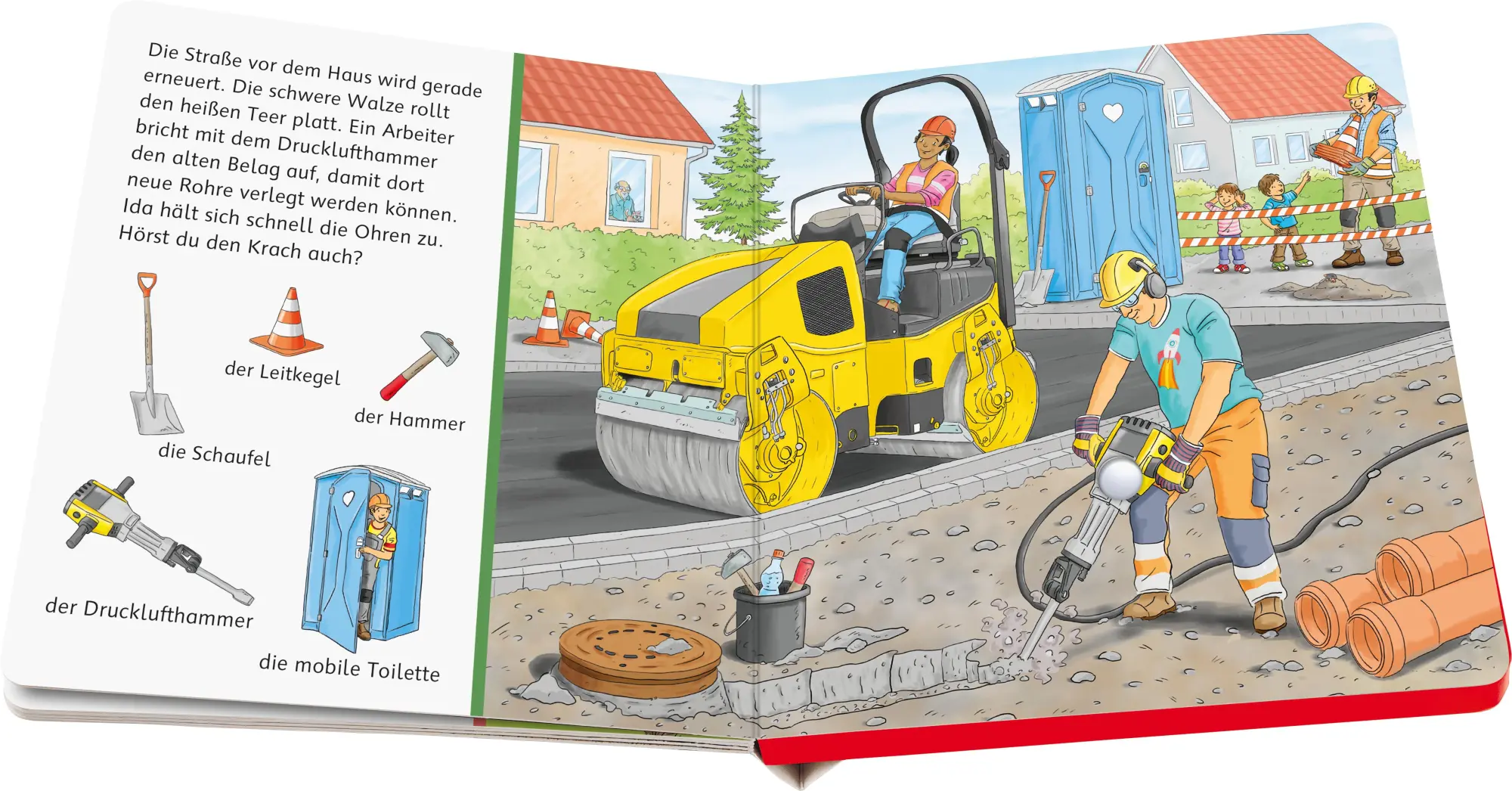 Bild: 9783473421121 | Hör mal hin - Sachen suchen, Sachen hören: Baustelle | Frauke Nahrgang