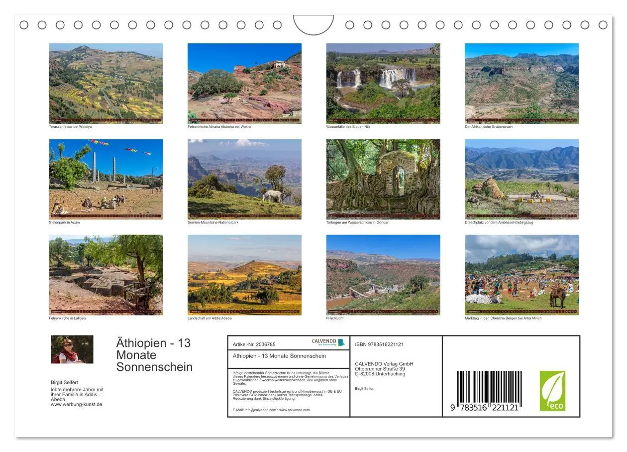 Bild: 9783516221121 | Äthiopien - 13 Monate Sonnenschein (Wandkalender 2026 DIN A4 quer),...