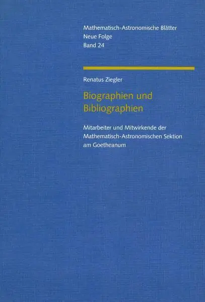 Cover: 9783723511121 | Biographien und Bibliographien | Renatus Ziegler | Taschenbuch
