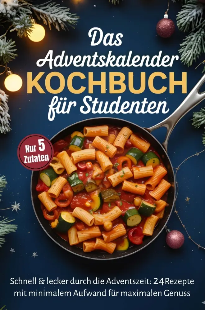 Cover: 9783912221121 | Das Adventskalender-Kochbuch für Studenten | Lena Berger | Taschenbuch