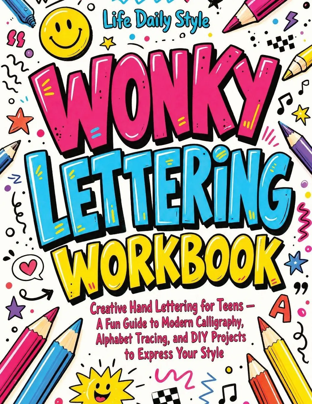 Cover: 9788368391121 | Wonky Lettering Workbook | Life Daily Style | Taschenbuch | Englisch