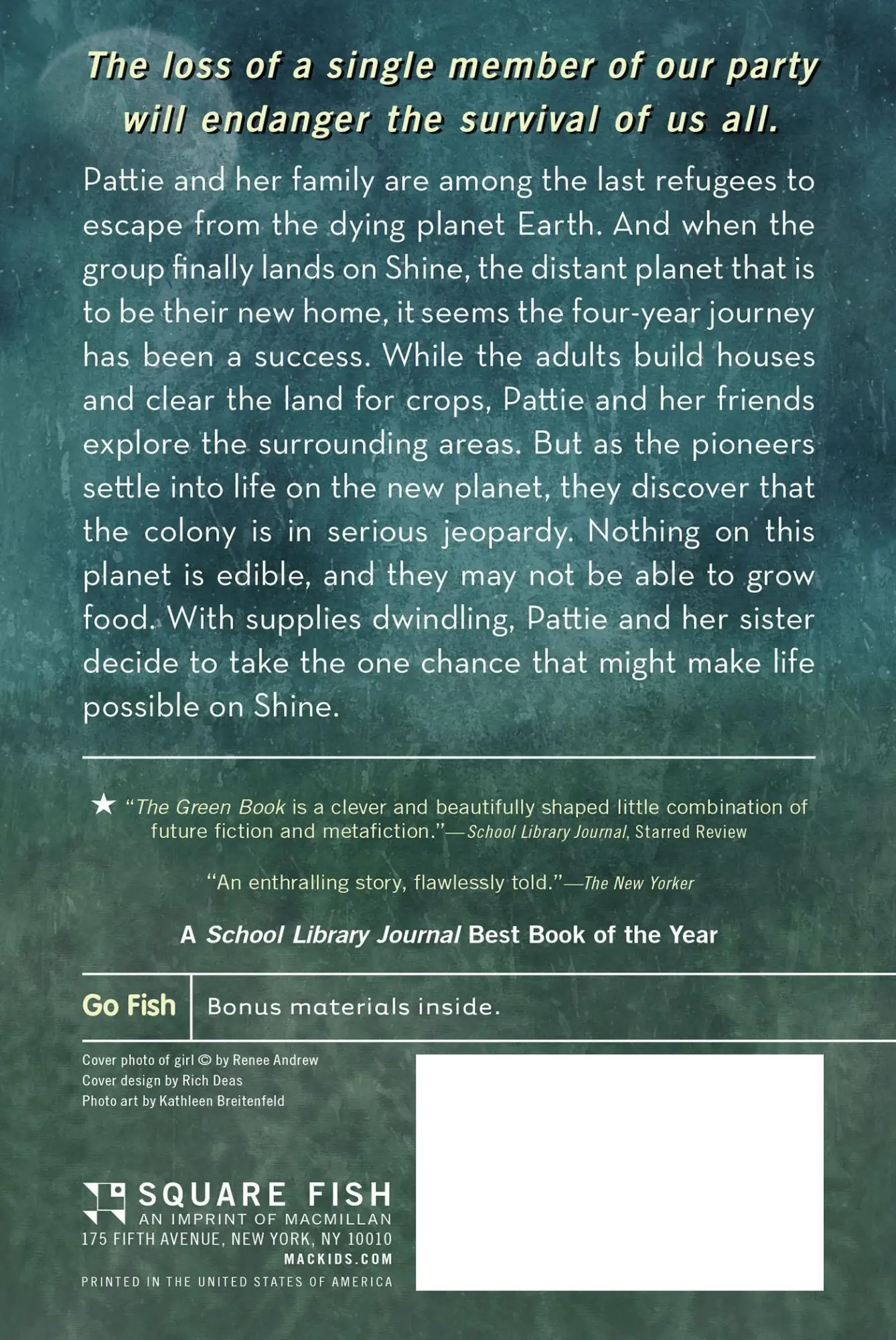 Rückseite: 9780312641221 | The Green Book | Jill Paton Walsh | Taschenbuch | Englisch | 2012